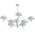 Glamour Meduza Chandelier 2014 3D model small image 2