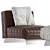 Elegant Minotti TWIGGY Armchair Design 3D model small image 4