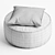 Modern Round Coffee Table Unwrap UVW 3D model small image 4
