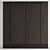 Customizable Dual Material Wardrobe 3D model small image 1