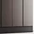 Customizable Dual Material Wardrobe 3D model small image 3