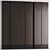 Customizable Dual Material Wardrobe 3D model small image 4
