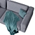 Modern Luxury Giorgetti SoHo Sofa 3D model small image 3