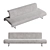 Elegant Naoto Fukasawa Cloud Sofa 3D model small image 2
