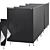 Urban Bathroom Partitions Set 3D model small image 3