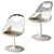 IKEA BALTSAR Swivel Chair White 3D model small image 2