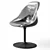 IKEA BALTSAR Swivel Chair White 3D model small image 16