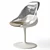 IKEA BALTSAR Swivel Chair White 3D model small image 19