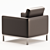 Elegant Modway Loft Tufted Armchair 3D model small image 4