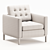 Elegant Modway Loft Tufted Armchair 3D model small image 5