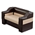 Yacht Sofa Model MAX 2017 3D model small image 1