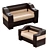 Yacht Sofa Model MAX 2017 3D model small image 3
