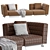 Modern Modular Minotti Twiggy Sofa 3D model small image 5
