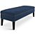 Modern Eichholtz Truman Bench 3D model small image 4