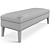 Modern Eichholtz Truman Bench 3D model small image 5