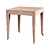 Custom Cerused Oak Square Side Table 3D model small image 1