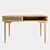 Scandinavian Style Writing Desk 3D model small image 2