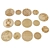Ethnic Wooden Plate Collection 3D model small image 2