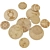 Ethnic Wooden Plate Collection 3D model small image 4