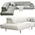 FENDA Viato Corner Sofa: Stylish Luxury 3D model small image 3