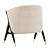 Pavone Boucle Chair: Stylish Seating 3D model small image 4