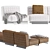 Minotti TWIGGY Modular Sofa 04 - Contemporary Elegance 3D model small image 3