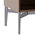 Poliform Wood Glass Display Cabinet 3D model small image 4
