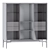 Poliform Wood Glass Display Cabinet 3D model small image 2