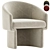 Contemporary Lowrance Armchair 3D Collection 3D model small image 3