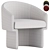 Contemporary Lowrance Armchair 3D Collection 3D model small image 6
