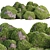 Mossy Rock Scatter Collection 3D 3D model small image 8