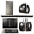 Falmec Kitchen Appliance Bundle - Set4 3D model small image 4