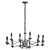 Elegant Ascot Chandelier in Antique Brass 3D model small image 2