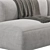 Modern and Comfortable Cosy Curve Sofa 3D model small image 4