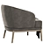 Luxury Ruth Armchair by Domkapa 3D model small image 5
