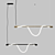 Brass Spritzer Pendant Light - Zaho 3D model small image 3