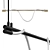 Brass Spritzer Pendant Light - Zaho 3D model small image 5