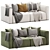 Modern Luxury Poliform Shanghai Sofa 3D model small image 1