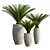 Sago Palm in Cement Planter 3D model small image 1