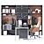 Modern Workspace Essentials 3D model small image 1