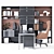 Modern Workspace Essentials 3D model small image 2