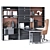 Modern Workspace Essentials 3D model small image 3