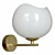 Modern Waterlily Flower Wall Sconce 3D model small image 1