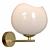 Modern Waterlily Flower Wall Sconce 3D model small image 5