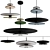 Acoustic LED Pendant Lamp 80cm 3D model small image 2