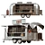 Mobile Airstream Food Truck 3D model small image 1