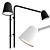 Sleek LED Wall Lamp Design 3D model small image 1