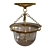 Rustic Elegance Bell Jar Lantern 3D model small image 4