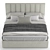 Elegant Cler Bed by Mebelroom 3D model small image 3