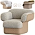 Modern Basket Lounge Chair Furniture 3D model small image 1